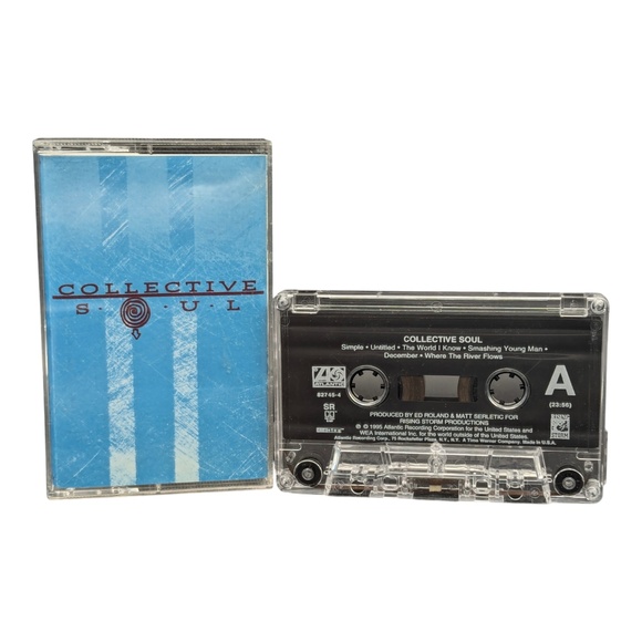 Collective Soul Self Titled Album Clear Case Side A Side‎ B Cassette - Picture 1 of 6
